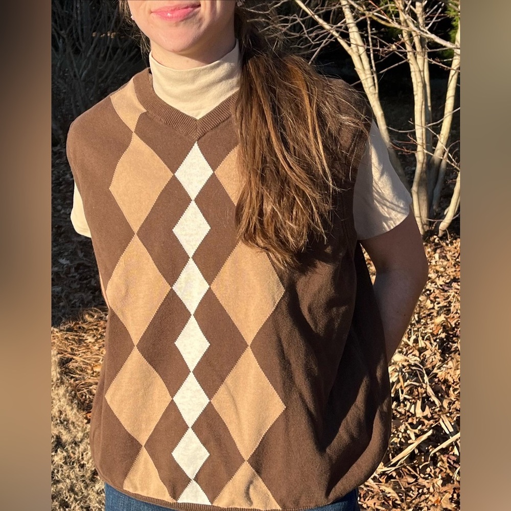 Saddlebred Brown Diamond Vest